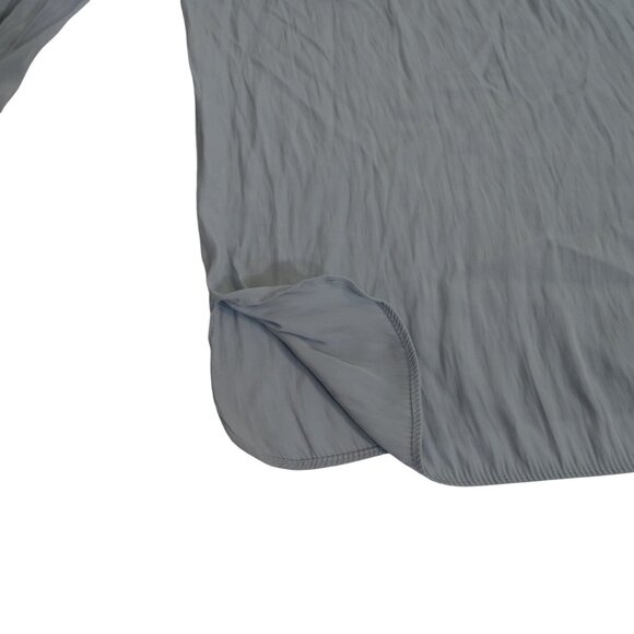 For 2 By Ramy Brook Gray Long Sleeve Cold Shoulder Maternity Top Women Size M - Picture 2 of 9